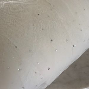 Demetrios Swarovski Crystal studded wedding veil